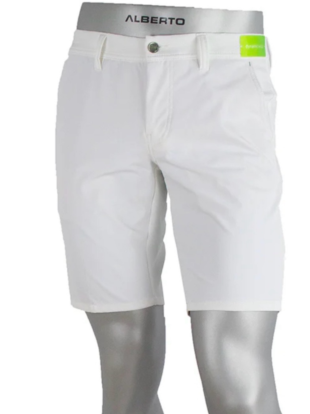 ALBERTO EARNIE GOLF 3X DRY SHORTS WHITE MENS!!